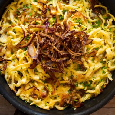 Cheese spaetzle