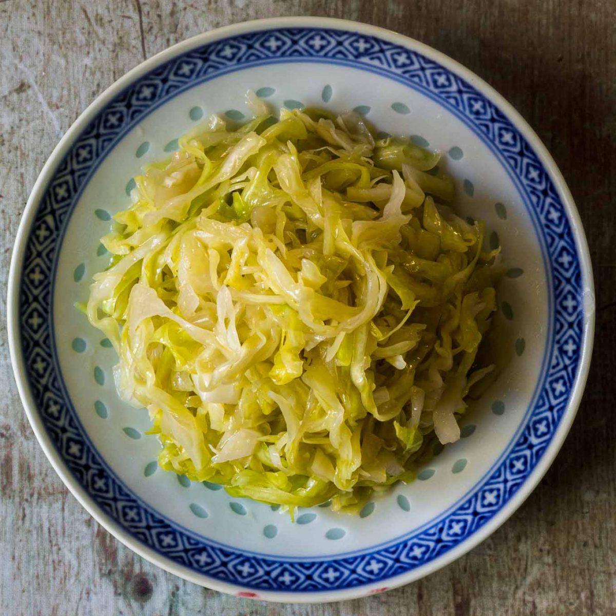 Cabbage Salad with Broth ('Gebrühter Krautsalat')