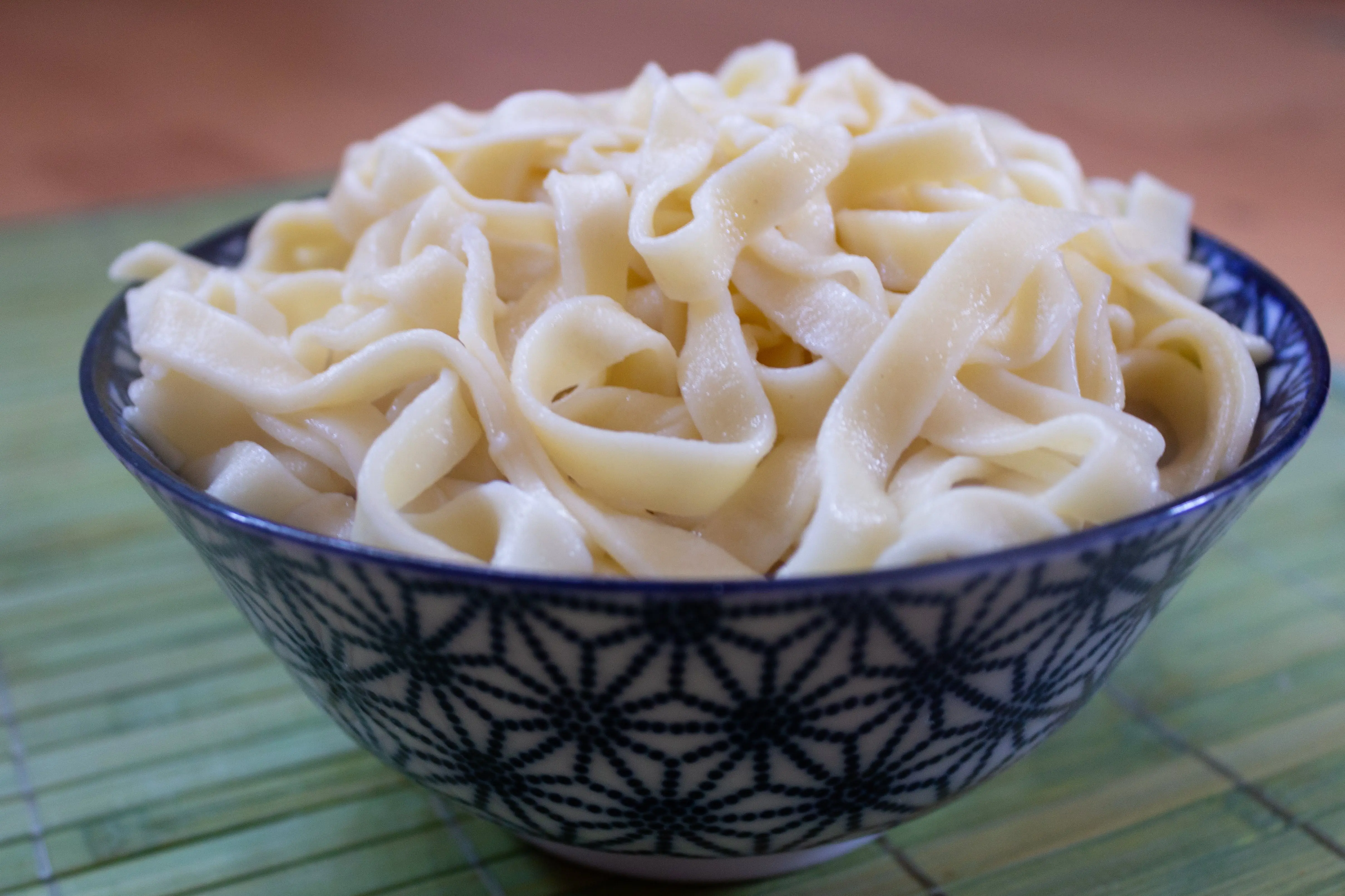 Homemade Semolina Soup Noodles