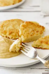 German Potato Pancakes with Applesauce