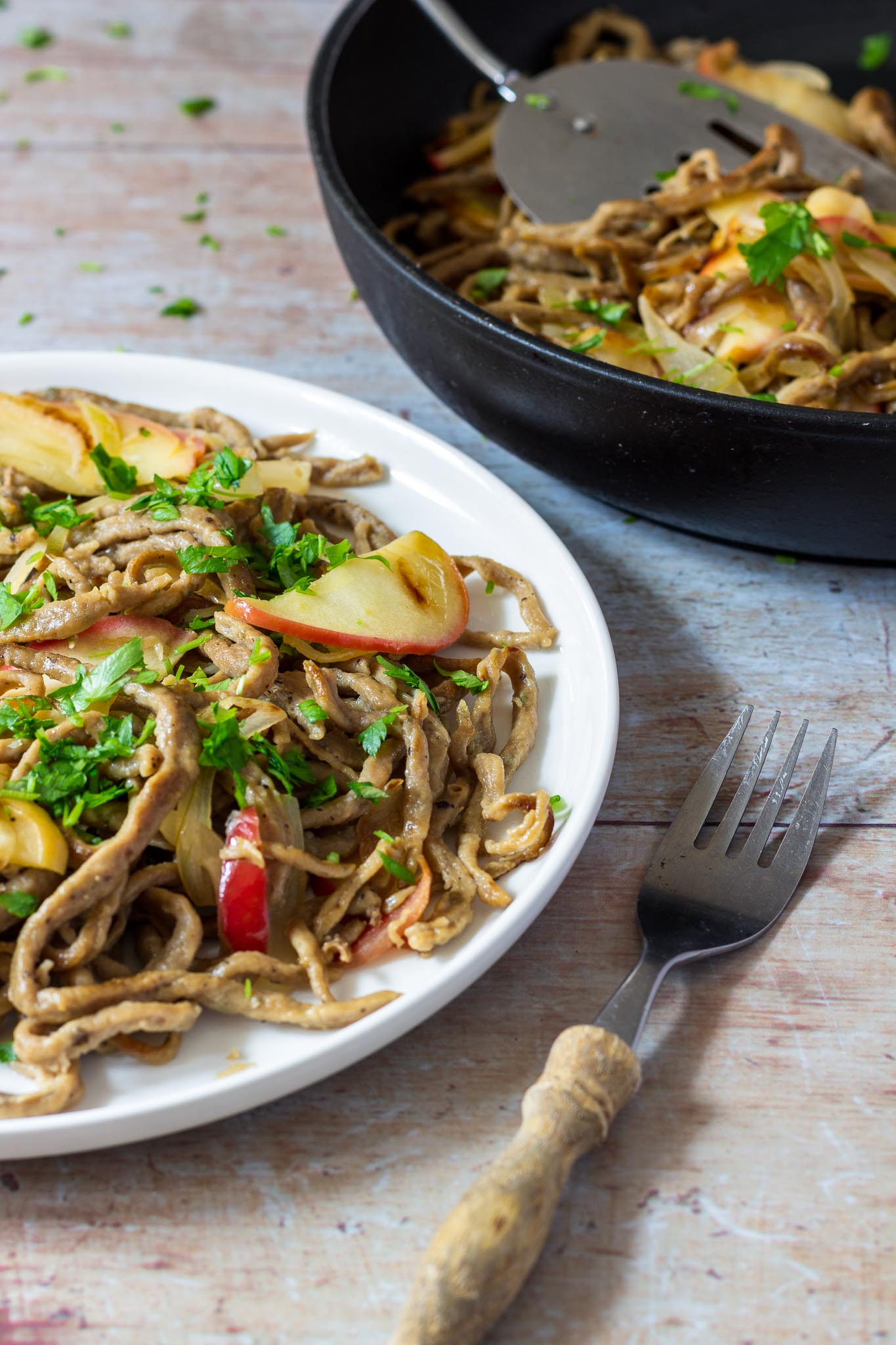 Liver spätzle with apples and onions (&amp;#39;Gebratene Leberspätzle&amp;#39;) - My ...