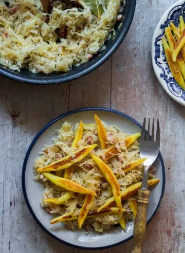 Potato Noodles with Sauerkraut