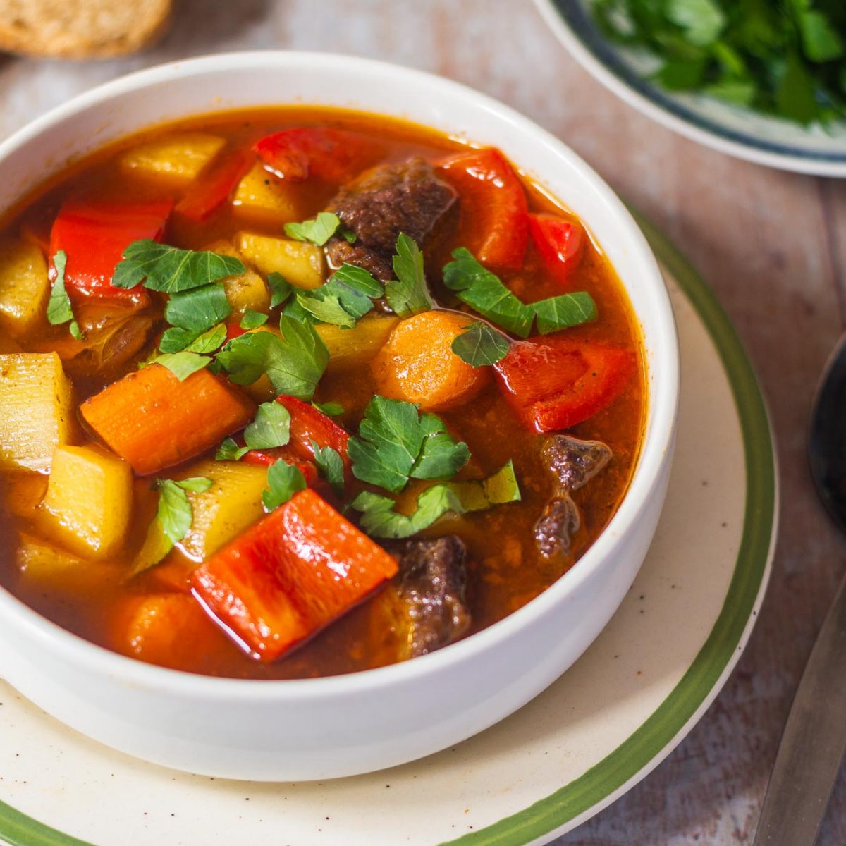 Goulash Soup ('Gulaschsuppe')