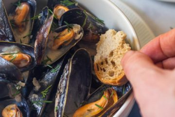 Steamed Mussels
