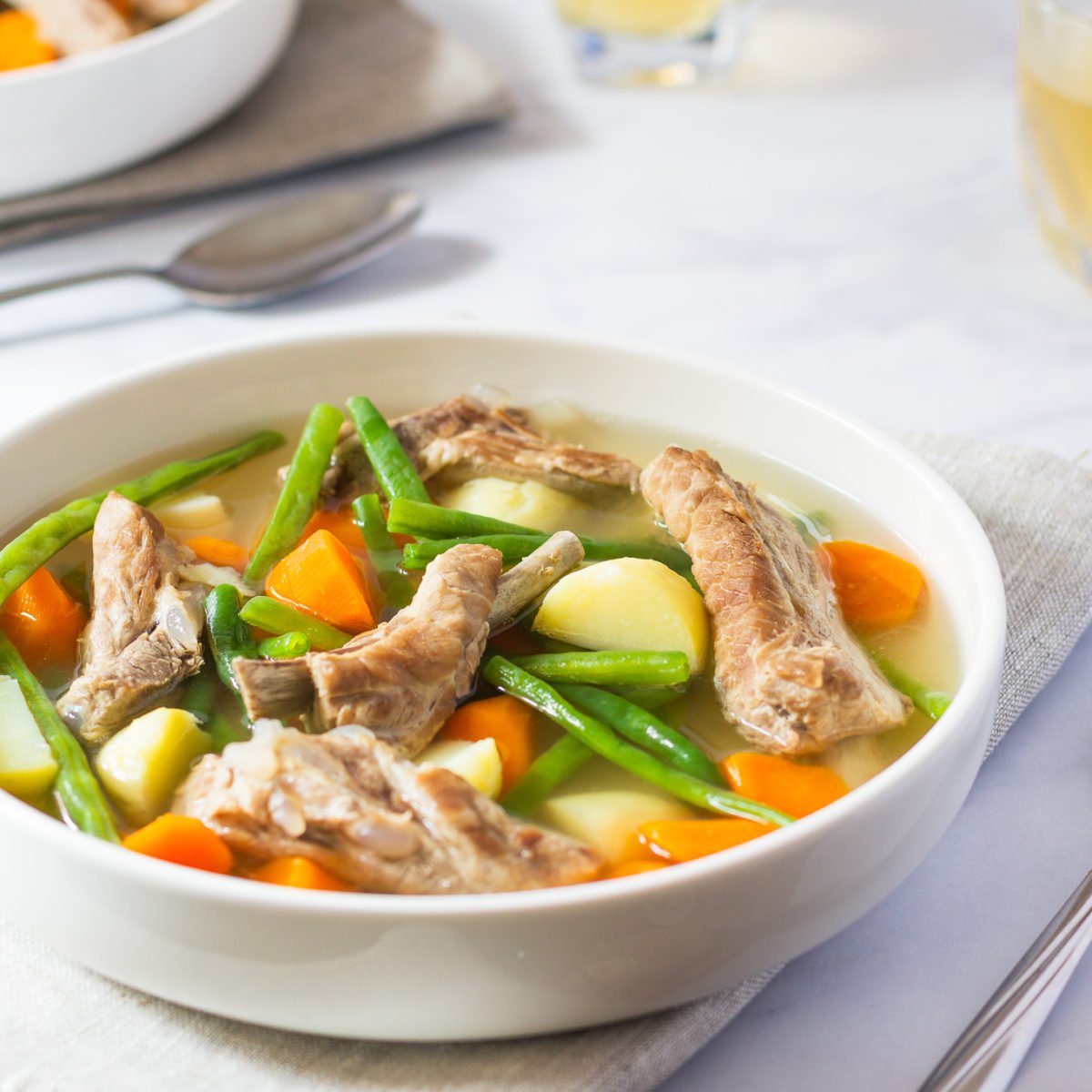Pork Rib Soup ('Rippcheneintopf')