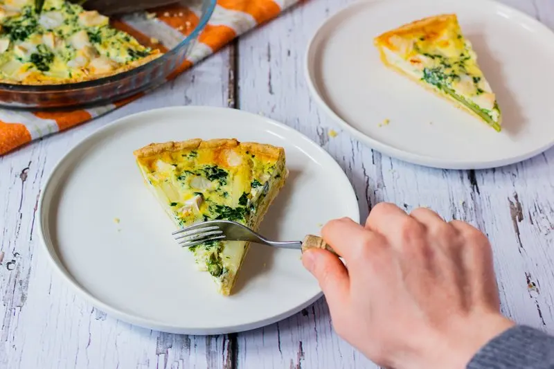Asparagus Quiche