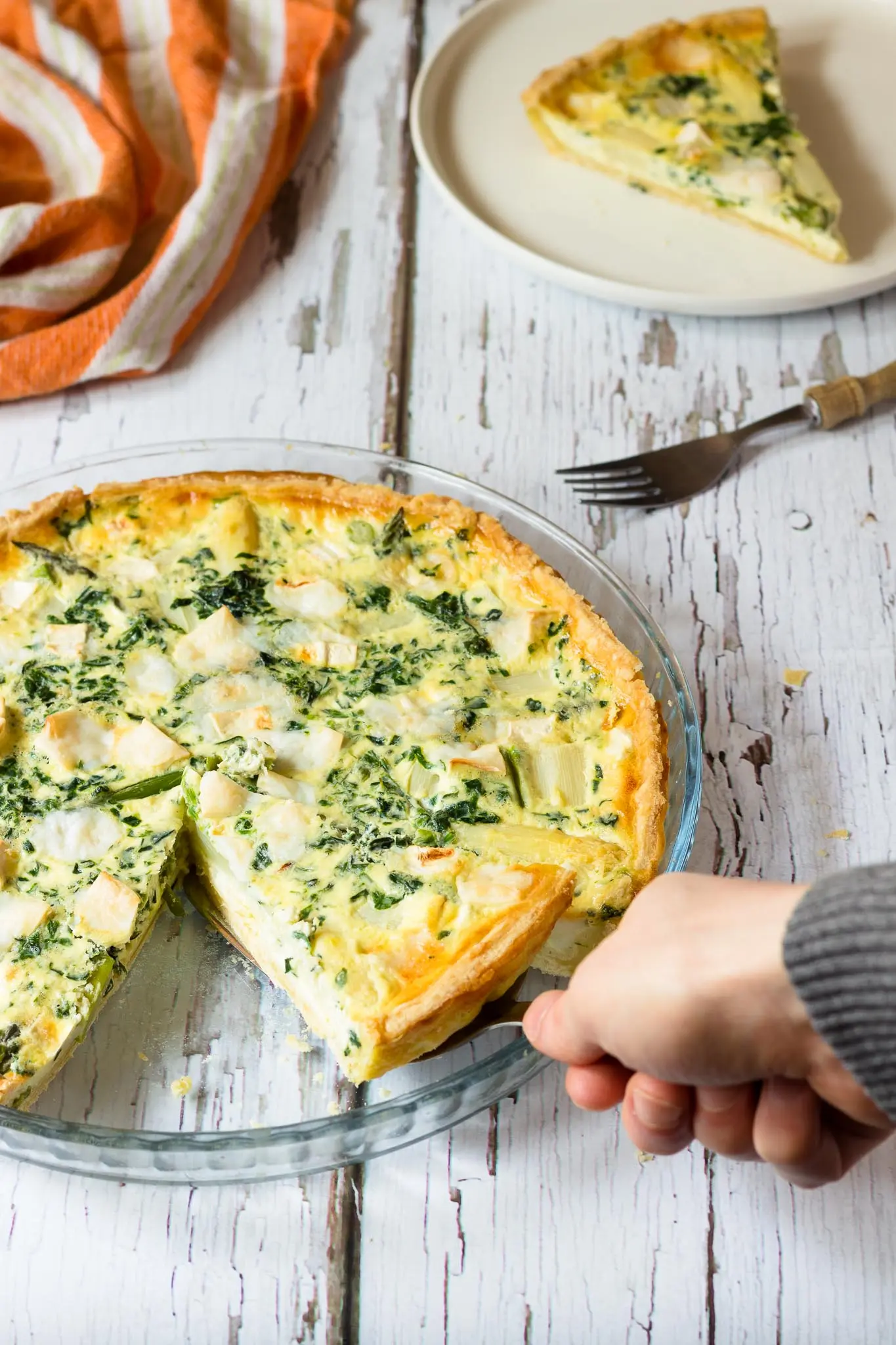 Asparagus Quiche