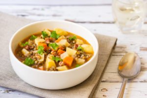 Lentil Stew with Bacon
