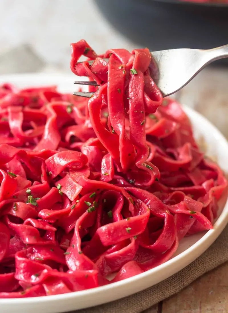 Beet Noodles