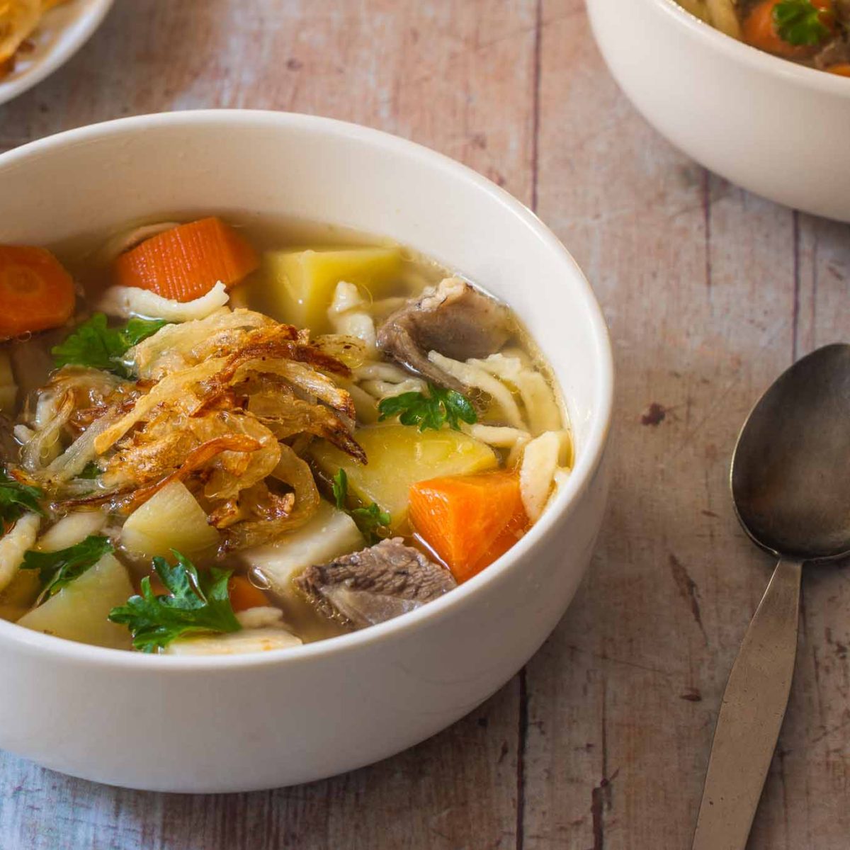 Beef Spätzle Soup ('Gaisburger Marsch')-image