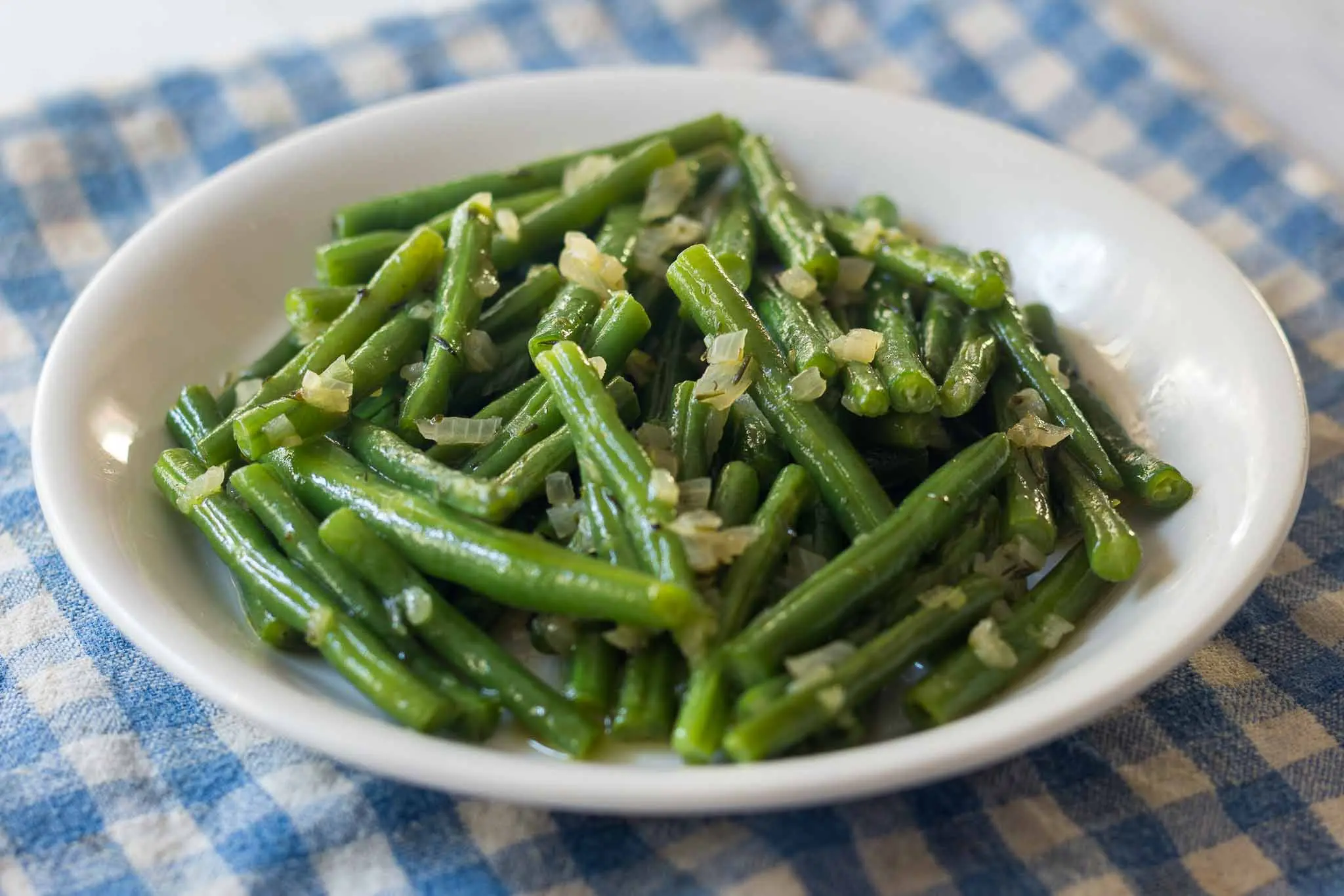 Braised green beans
