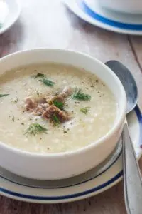 Rice Soup (‘Reissuppe’)
