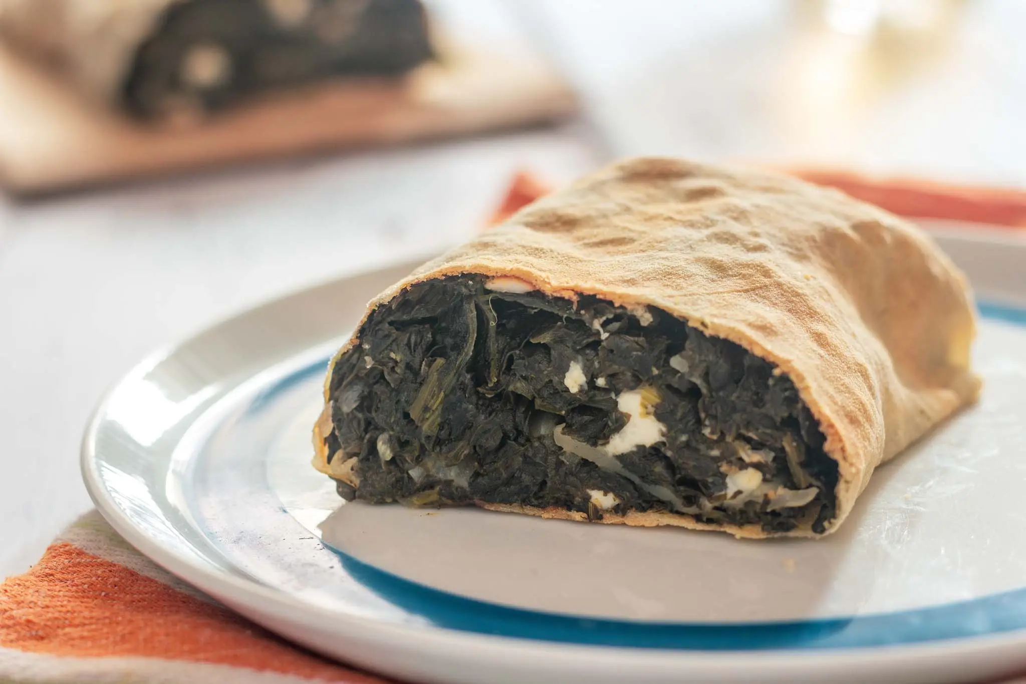 Spinach strudel
