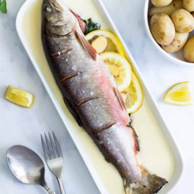 Baked arctic char