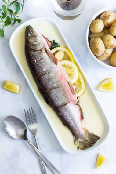 Baked arctic char