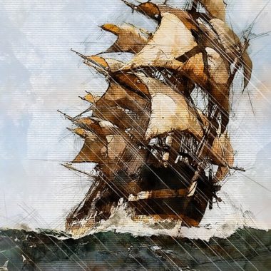 European ship for the spice trade