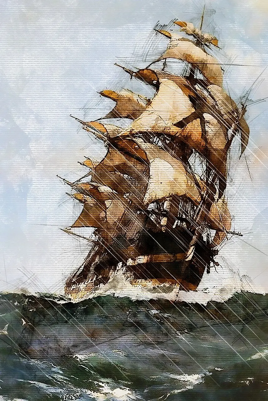 European ship for the spice trade