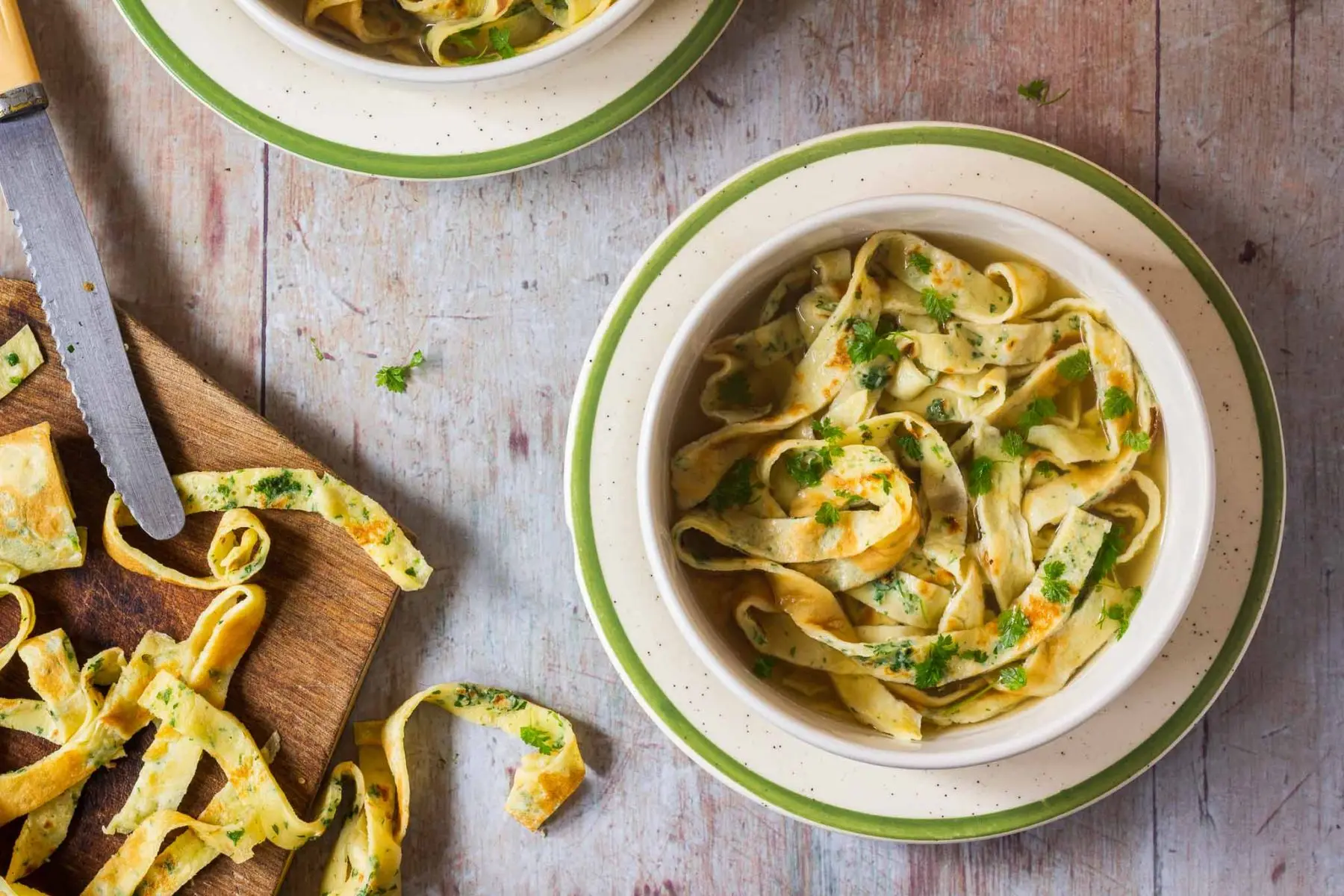 German Pancake Soup ('Flädlesuppe') My German Table