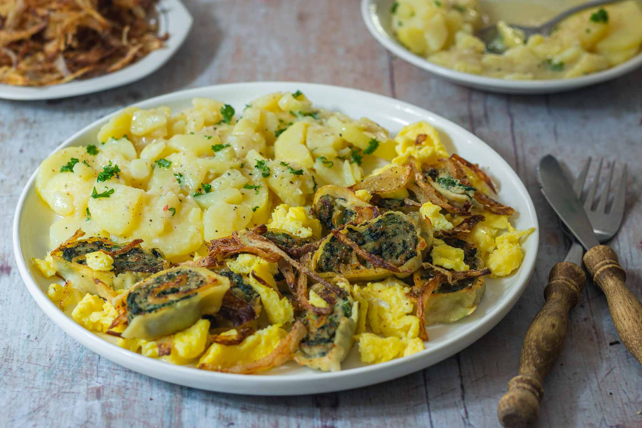 Fried Maultaschen