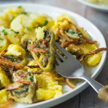 Stir-fried Maultaschen
