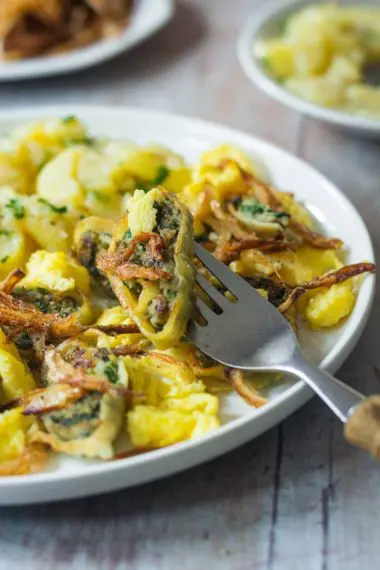 Stir-fried Maultaschen