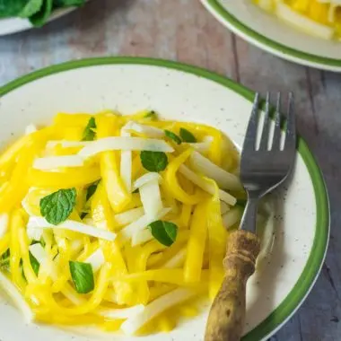 Mango Kohlrabi Salad