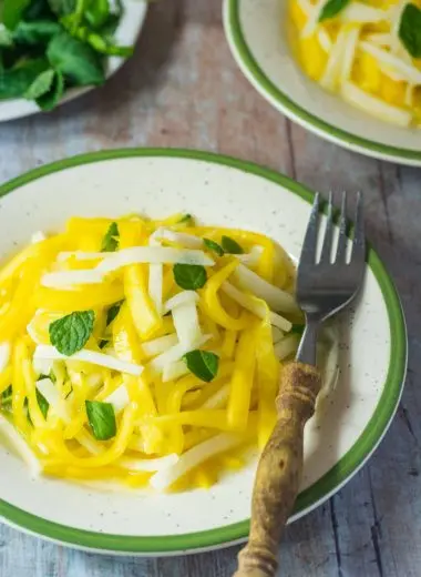 Mango Kohlrabi Salad