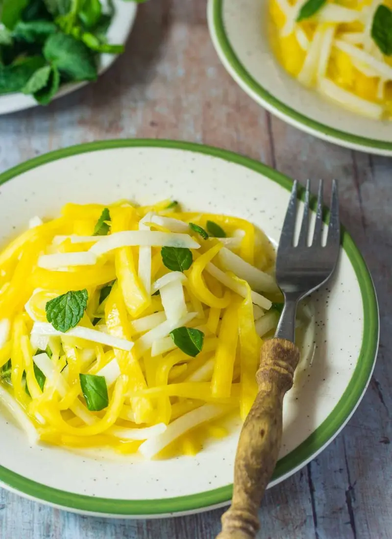 Mango Kohlrabi Salad