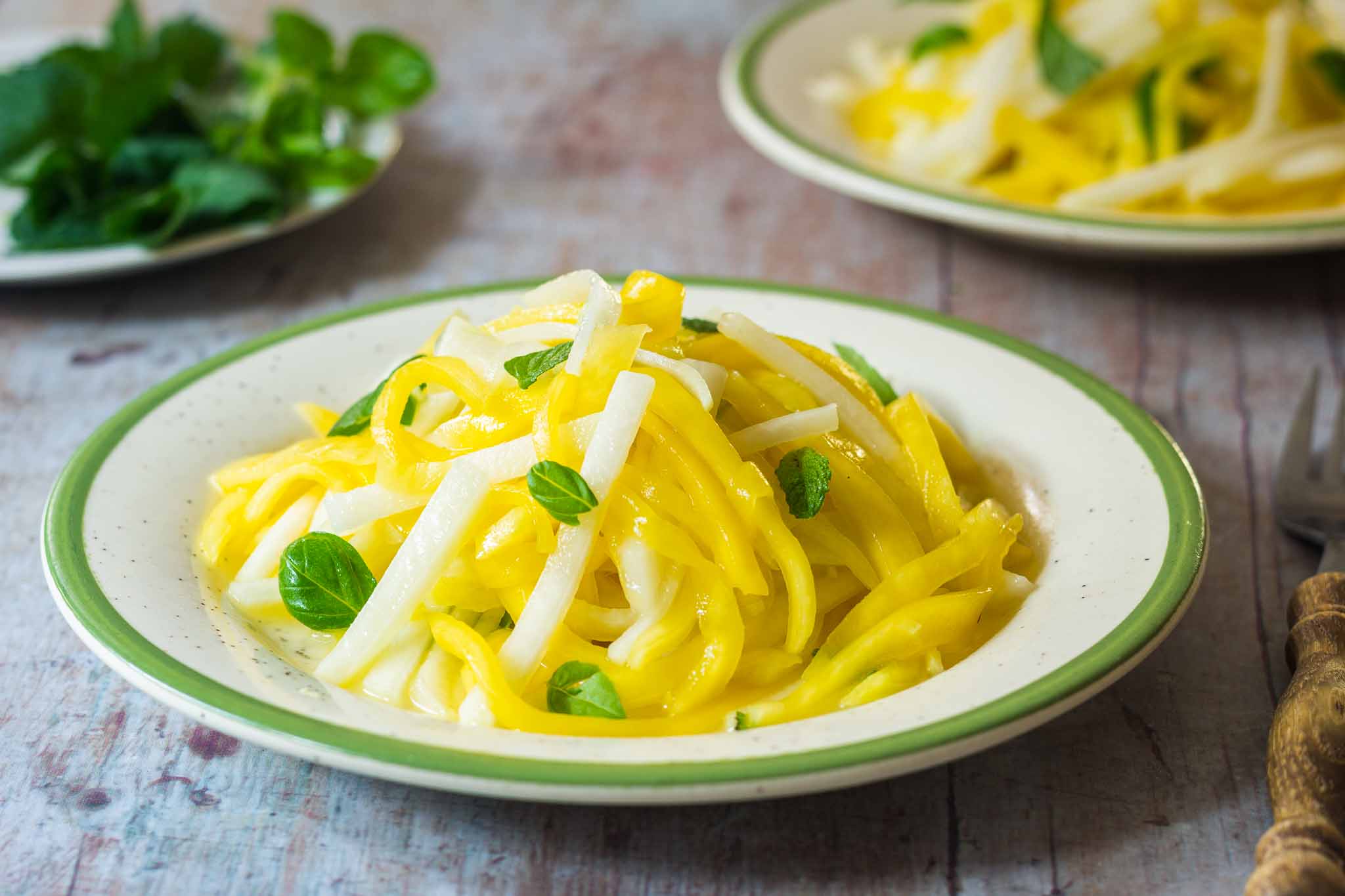 Mango Kohlrabi Salad