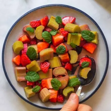 Strawberry-Rhubarb Salad