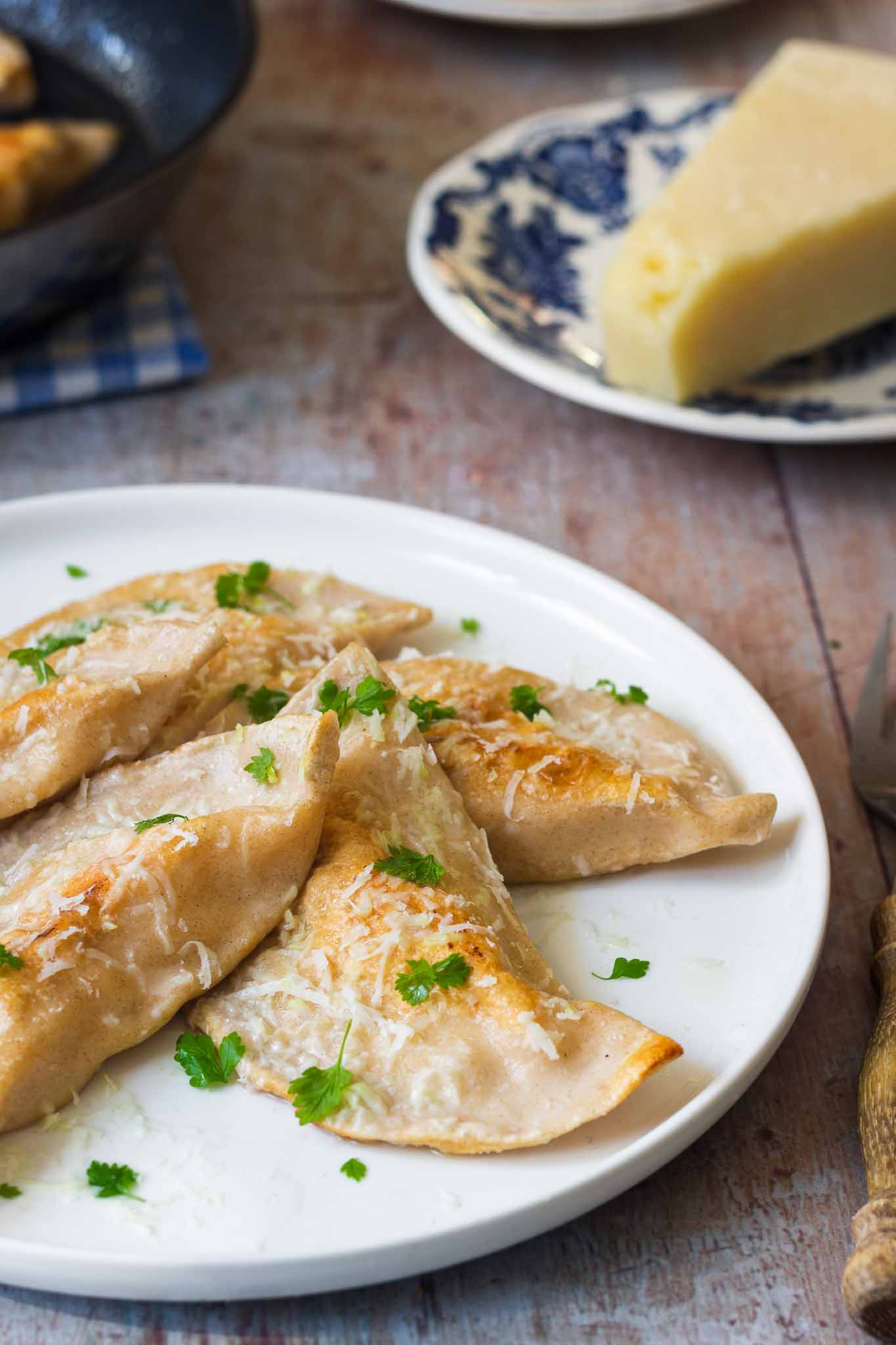 Asparagus Dumplings (Spargel Schlutzkrapfen)