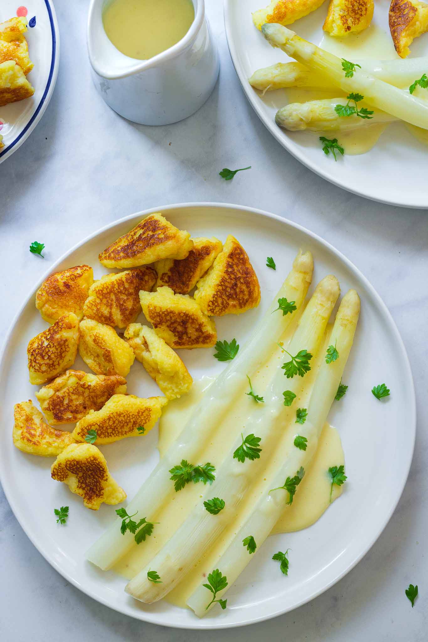 Asparagus with Cream Sauce