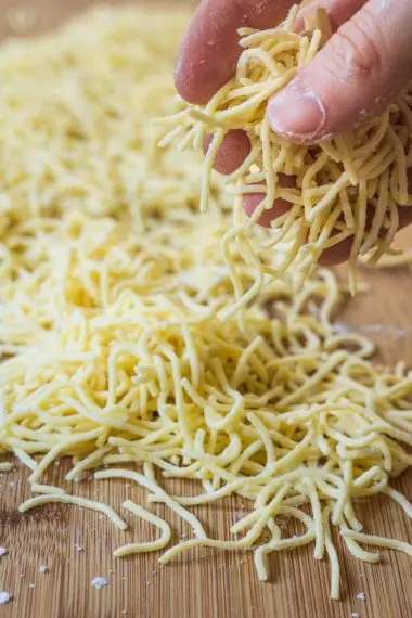 Swabian Soup Noodles (Schwäbische Suppennudeln)