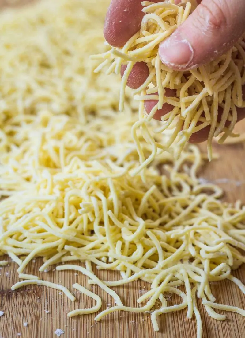 Swabian Soup Noodles (Schwäbische Suppennudeln)