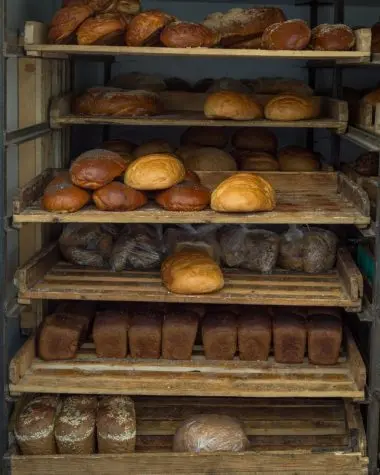 Bread from a bakery