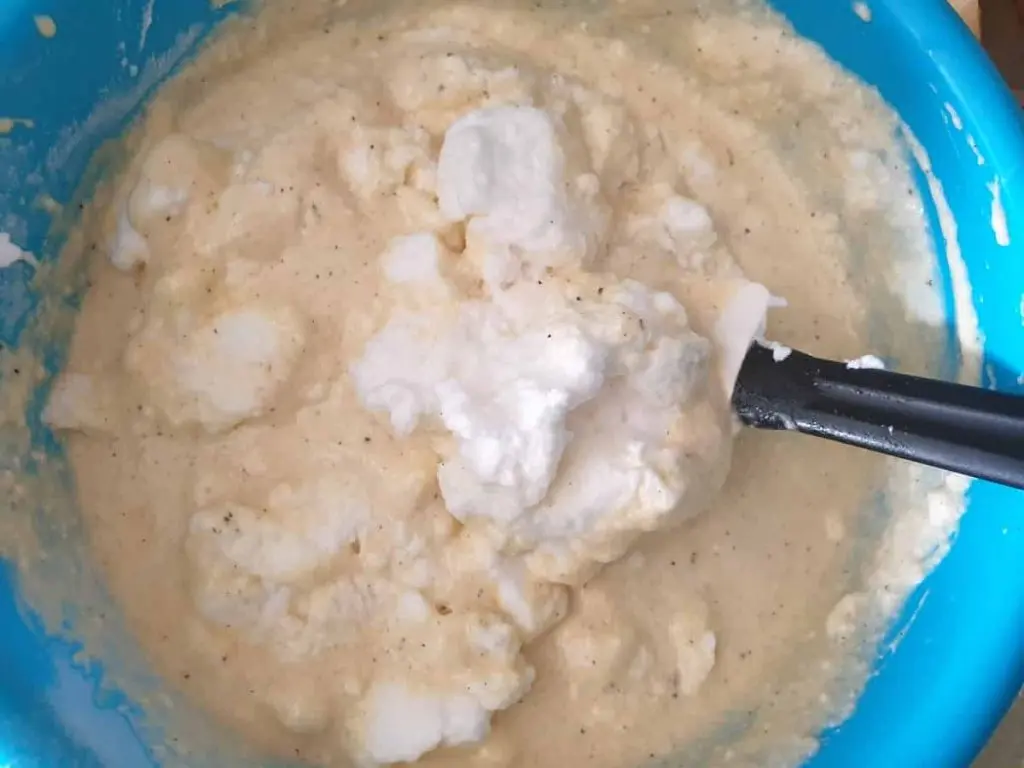 Mixing the Kaiserschmarrn batter