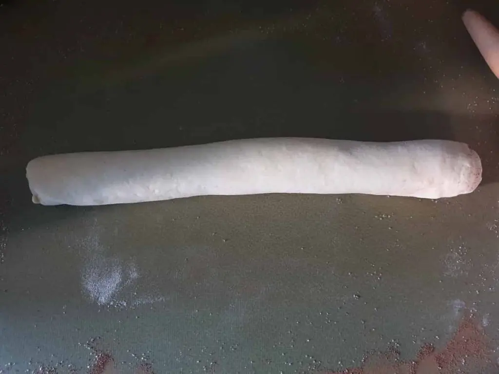 Long dough sausage