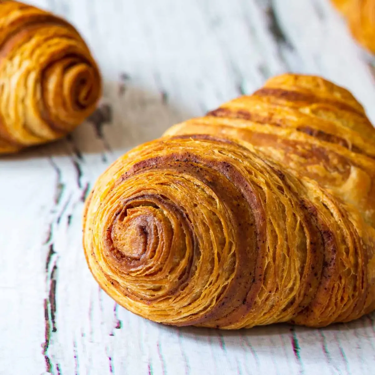 Flaky Cinnamon Rolls ('Franzbrötchen')