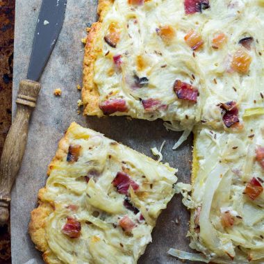German onion cake