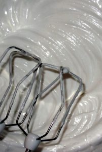 Whipping Egg Whites with Sugar syrup