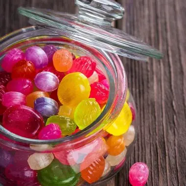 Hard-boiled candy