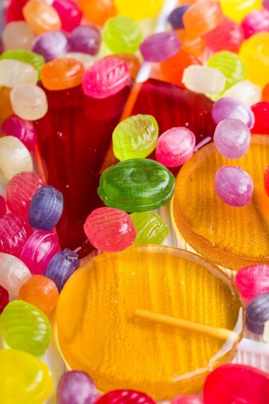 Assortment of candies