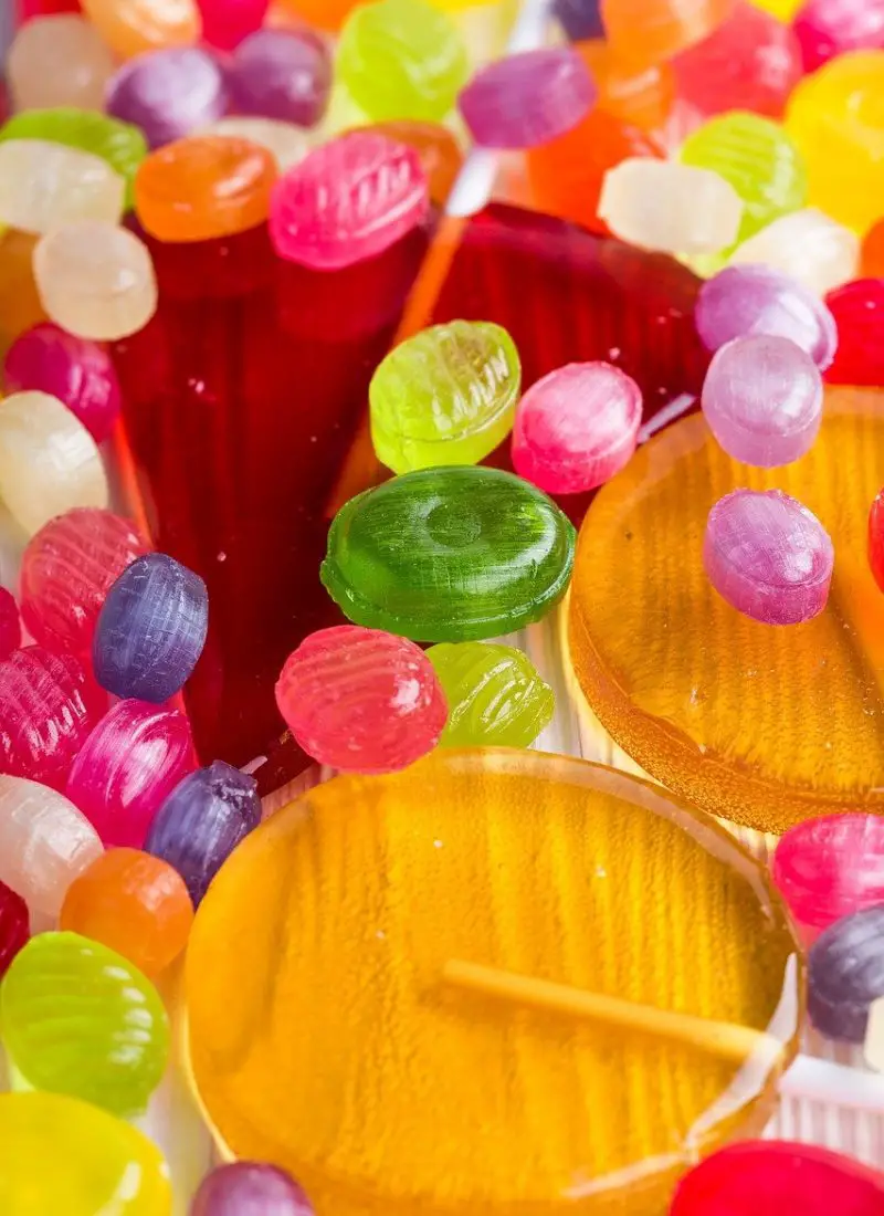 Assortment of candies