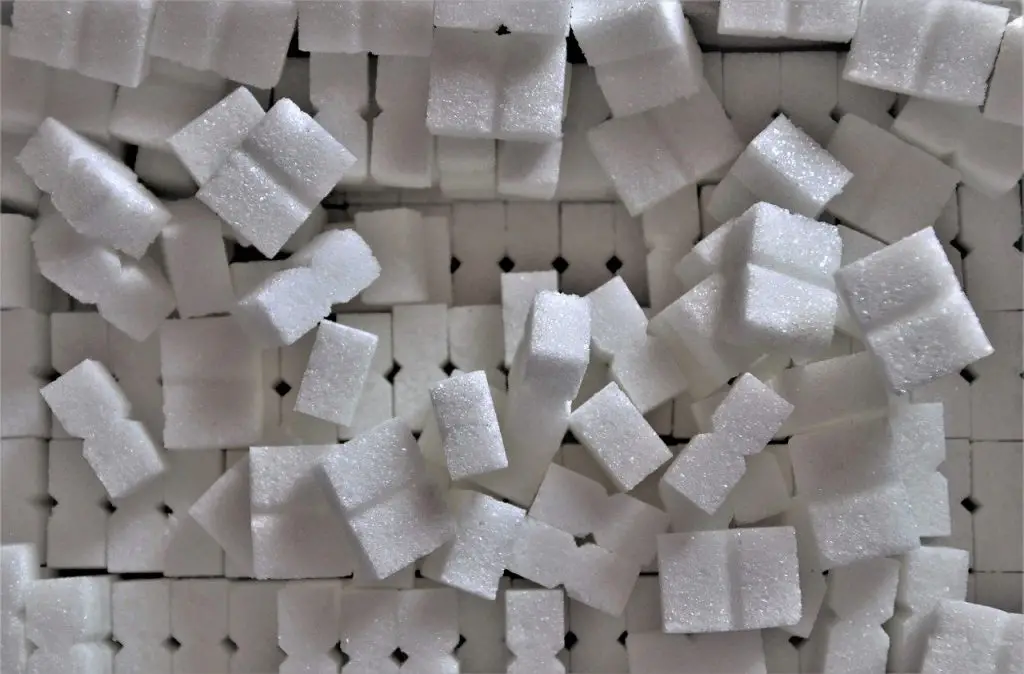 Granulated white sugar
