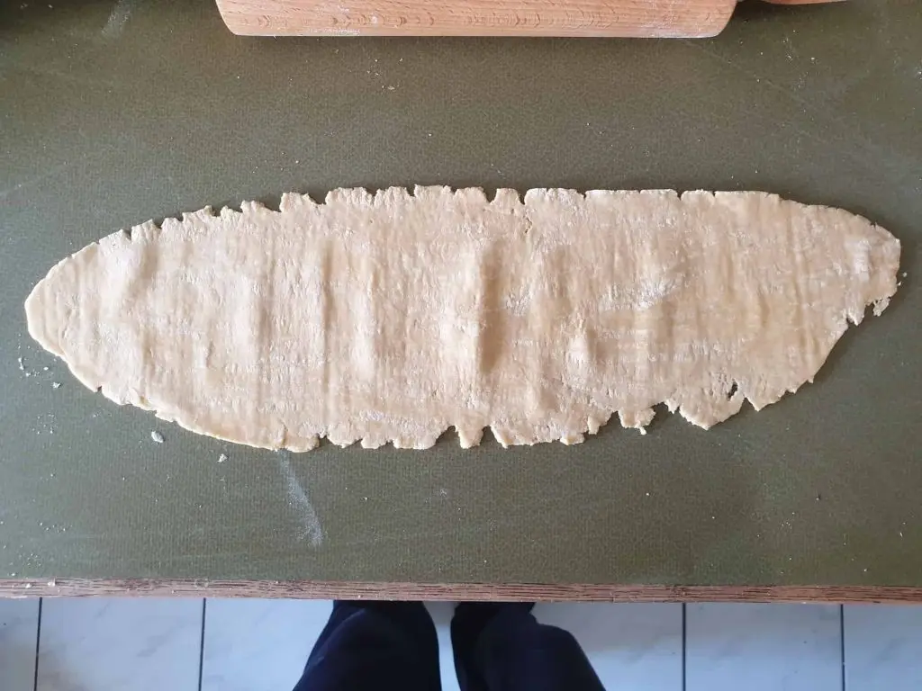  Pasta friabile prima del rivestimento