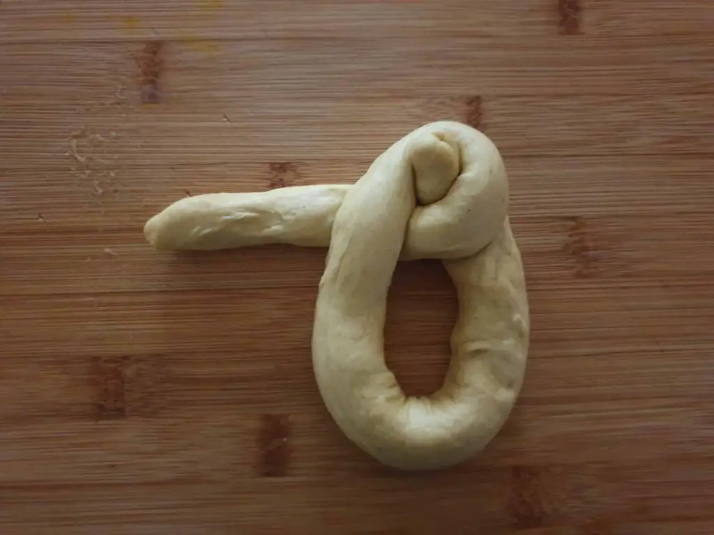 2nd step for braiding