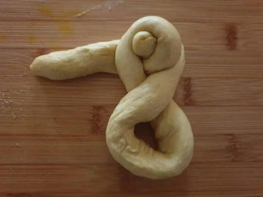 3rd step for braiding