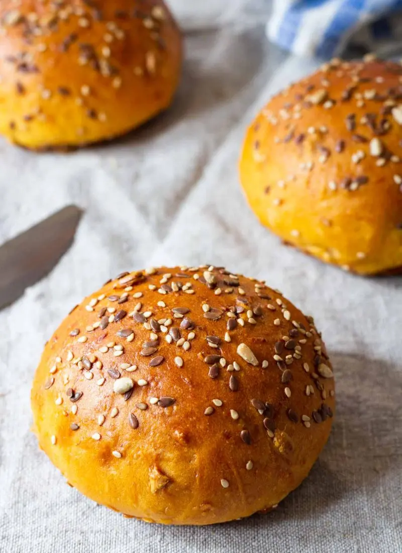 Carrot Bread Rolls
