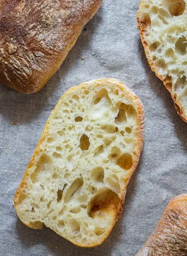 Ciabatta Rolls (Ciabattabrötchen)