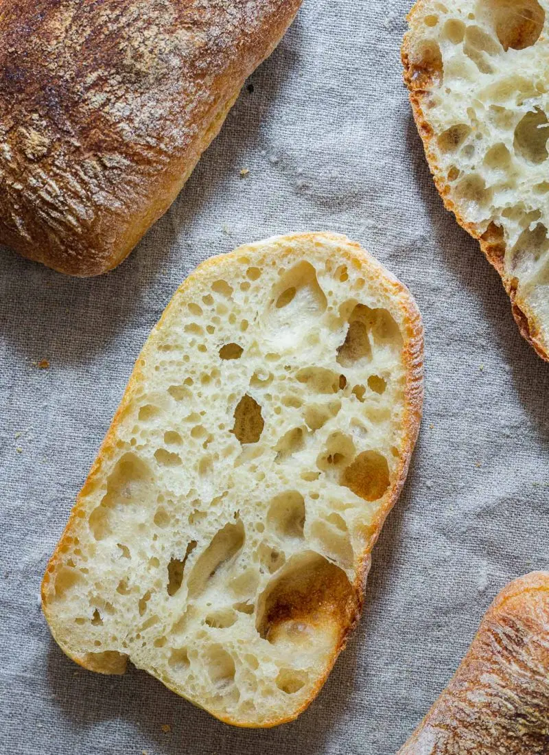 Ciabatta Rolls (Ciabattabrötchen)